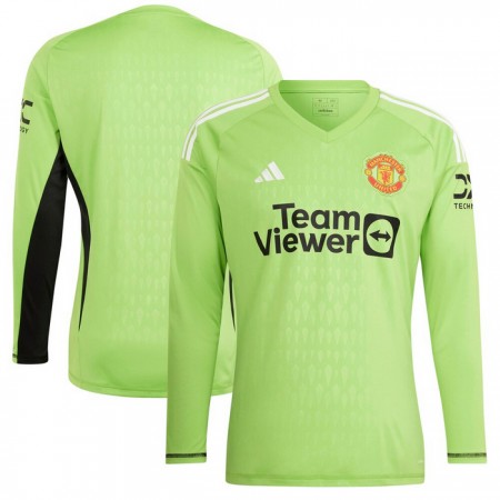 Camiseta de fútbol Manchester United Portero 1ª equipación 2023-24 Manga Larga